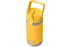YETI Rambler Jr. 12 oz Kids Bottle, with Straw Cap, Alpine Yellow