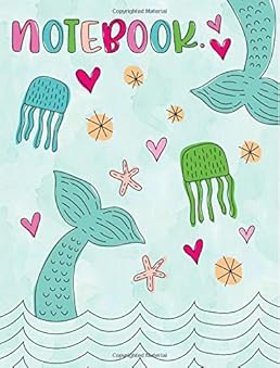 notebook girls mermaid notebook for school cute jellyfish and rh amazon com grunge doodles tumblr grunge - instagram drq twgram