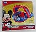 Disney Mickey Mouse Inflatable Kids Float with Optional Sun Cover Canopy