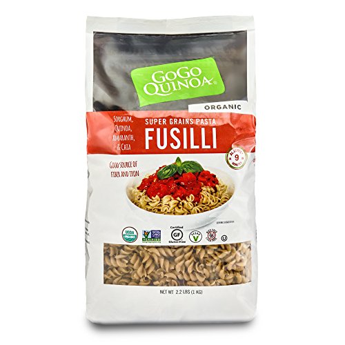GoGo Quinoa Organic Supergrains Fusilli Pasta, Vegan, Gluten Free Dry Pasta, 35.2 oz x 2 - Thumbnail 4
