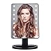 LED Lighted Vanity/makeup Desktop Mirror (Black)