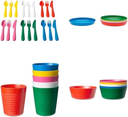 Ikea Kalas Posate Di Plastica Per Bambini Set 36 Pezzi 6