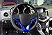 9 MOON ABS Steering Wheel Cover Trim for Chevrolet Cruze Chevy 2009-2015 Sedan Hatchback(Blue)