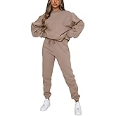KANSOON Sweatsuits for Women Set 2 Piece Jogging Suit Long Sleeve Pullover Sweatshirts Sweatpants Tracksuit Casual Outfits