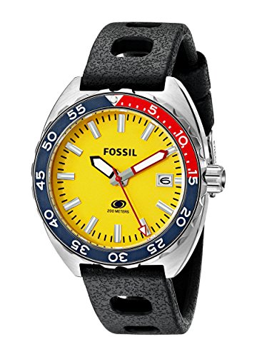 Fossil Men's FS5052 Breaker Analog Display Analog Quartz Black Watch