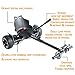 AUBESTKER Go Kart Kit - Hoverboard Accessories Fits All Self Balancing Electric Scooter, Safety Kit for Child Adult, with Shock Absorber and Phone Holder
