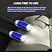 sicotool Book Lamp LED Reading Light USB Rechargeable Adjustable Brightness -Blue
