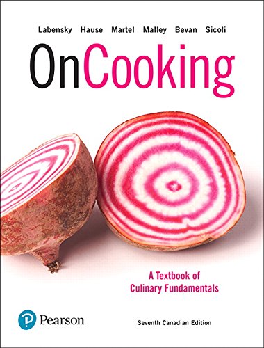 On Cooking A Textbook Of Culinary Fundamentals Seventh Canadian Edition Sarah Labensky 9780134433905 Amazon Com Books