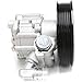 Evan Fischer Power Steering Pump With Pulley Compatible with Mercedes Benz ML320 1998-2003 ML350 2003-2005 3.2L Replaces # 215294, 24668201