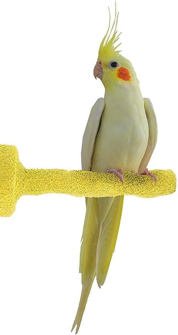 Sweet Feet and Beak Thermal-Lite Natural Patented Perch- Perfect for Keeping Your Bird's Feet and Beaks Healthy