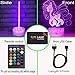 Longxu Unicorn Gifts 3D Night Lights for Kids with Remote & Smart Touch 7 Colors + 16 Colors Changing Dimmable Unicorn Toys 1 2 3 4 5 6 7 8 Year Old Girl Gifts (Beautiful Unicorn)
