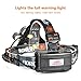 KAZOKU Bright Headlight Headlamp Flashlight Torch 3 CREE XM-L2 T6 LED with 4 PCS Rechargeable Batteries and Wall Charger …