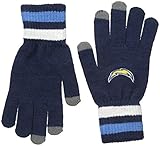 NFL San Diego Chargers '47 Jumble Gloves, One Size, Light Navy