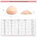 MaxTara Silicone Breasts Enhancers Fake Breast Forms Crossdress Cosplay Transvestite Mastectomy Prosthesis Men Women (B, Triangle Breast without Areola)