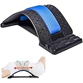 JUMPOW Back Stretcher for Lower Back Pain Relief, 3 Level Adjustable Lumbar Cracker Board, Spine Board, Relief for Herniated Disc, Sciatica, Scoliosis, Spine Decompression