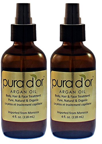 PURA DÂ´OR Pure Argan Oil 4 oz (Set of 2)