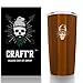20oz, Vacuum Insulated cup, Stainless steel, Craft Beer, (Amber)