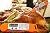 Grill Lovers Digital Instant Read Cooking Thermometer with Long Probe - Small (Orange)