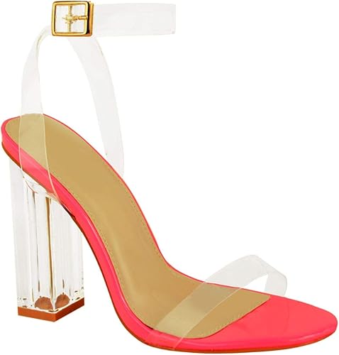 perspex neon heels