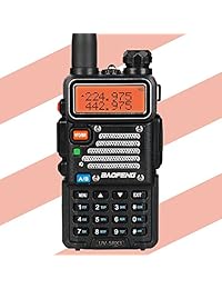 Baofeng X Radioddity UV-5RX3 Radio de triple banda VHF, 1,25 M, UHF Jamón de mano amateur Radio bidireccional Walkie Talkie con auricular y cargador