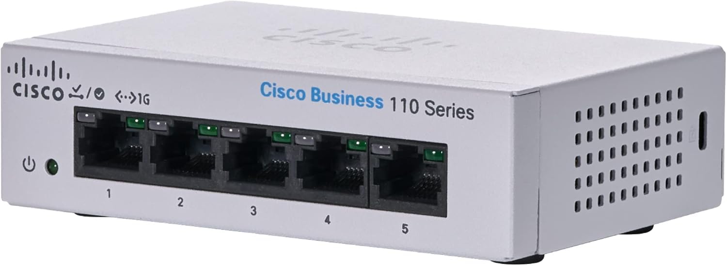 Cisco Business CBS110-5T-D Unmanaged Switch | 5