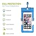 iMagitek Cellphone Waterproof Case Dry Bag Pouch for iPhone 7 7 Plus 6s 6 Plus, SE 5s 5c 5, Galaxy s8 s7 s6 edge, Note 5 4, LG G6 G5,HTC 10,Sony Nokia, Up to 6.3