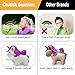 Chuchik Best Squishy Toy for Strees Relief Toys. Kawaii Slow Rising and Super Soft Squishies with Sweet Scented. Unicorn & Rainbow (Pink)