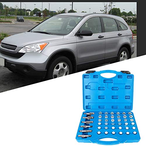 Suuonee Oil Pan Thread Kit, 114Pcs Automobile Oil Pan Screw Sump Gearbox Drain Plug Tool Set Repair Kit - Thumbnail 6