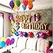 Cute Gold Alphabet Letters Balloons Happy Birthday Party Decoration Aluminum Foil Membrane Ballon