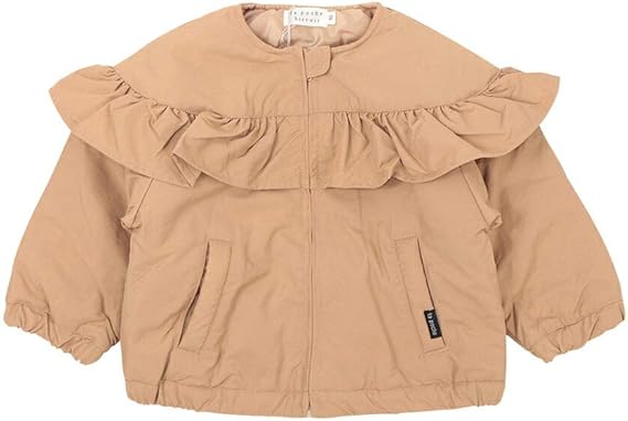 Amazon ラ ポシェ ビスキュイ La Poche Biscuit 子供服 ジャケット キッズ 子供 アウター コート ダウンジャケット ダウンコート 防寒 男の子 女の子 ラポシェビスキュイ 130 ベージュ コート ジャケット 通販