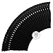 No Tangle No Crease Ribbon Hair Tie Bands - Black - 30 Pack