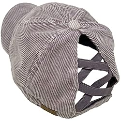 C.C Ponytail Criss Cross Messy Buns Ponycaps