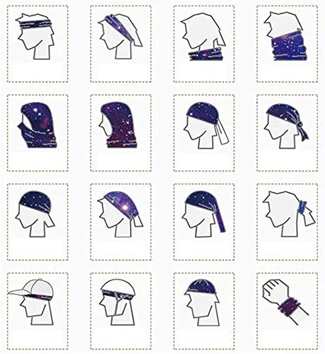 Neck Gaiters for Men and Women Neck Gaiter Scarf Headwear Face Mask Seamless Bandana for Rave Face Bandana Dust Wind UV Sun Protection Headwear Festival Party Riding Hunting Outdoor