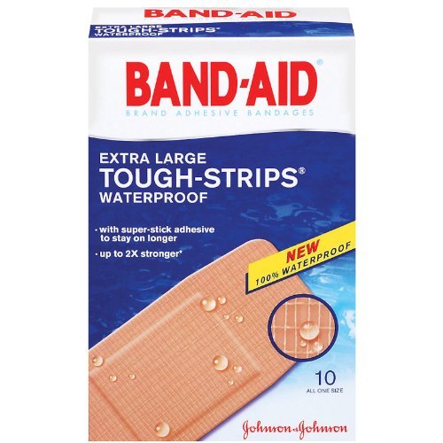 BANDAID Waterproof ToughStrips Bandages 20 ea (Pack of 6) Health & Personal Care