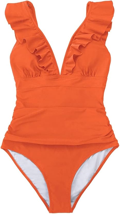 Amazon Co Jp 黒のフリルワンピース水着女性セクシーなレースアップ水着新しい女の子のビーチ水着 ホーム キッチン