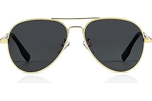 JOVAKIT Kids Small Polarized Aviator Sunglasses for Girls and Boys Age 4-16