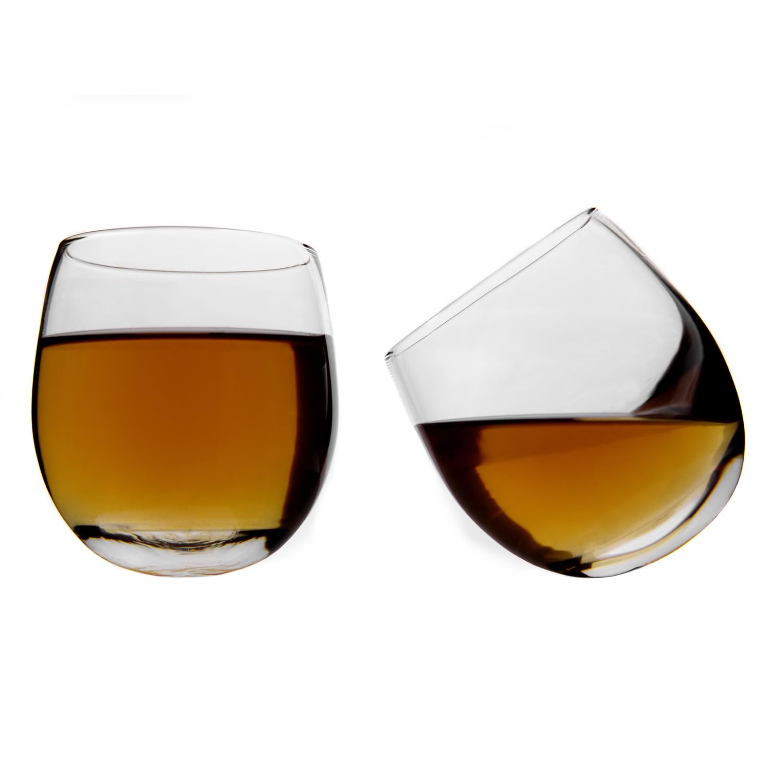 Bar Originale Glass Whiskey Rockers Clear, Set of 2