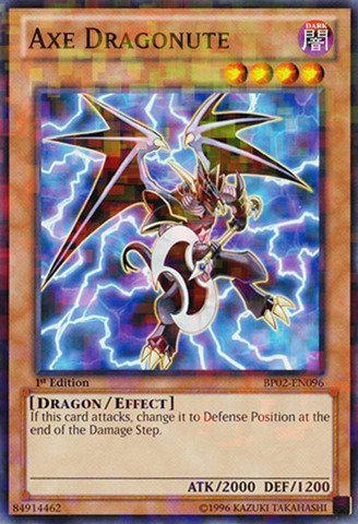 Yu-Gi-Oh! - Axe Dragonute (BP02-EN096) - Battle Pack 2: War of the Giants - 1st Edition - Mosaic Rare