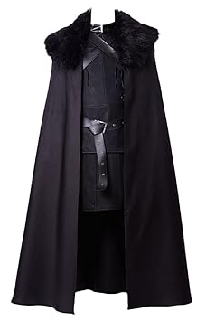GoT Game of Thrones Jon Snow Night's Watch Outfit Cosplay Kostüm Herren L