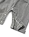 HeMa Island HMD Baby Boy Gentleman Bowtie Tuxedo Onesie Jumpsuit Overall Romper with Hat （0-18M） (Grey, 80(6-9 Month))