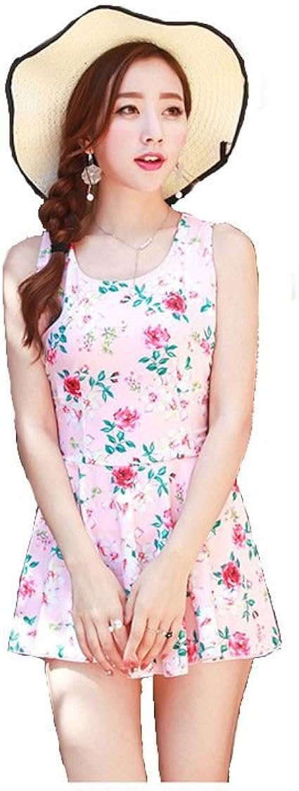 Amazon Hinryo 1747 水着 レディース 1枚 ワンピース オールインワン ビキニ 女性用 体型カバー 花柄 バンドゥビキニ バンドゥー水着通販 大人 女の子 水着 タンキニ 通販