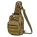 X-Freedom Military Tactical Sling Daypack Chest Travel Shoulder Bag For Hunting, Camping, Dark Brown