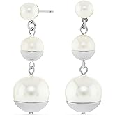 Amazon Essentials Pearl Dangle Earring