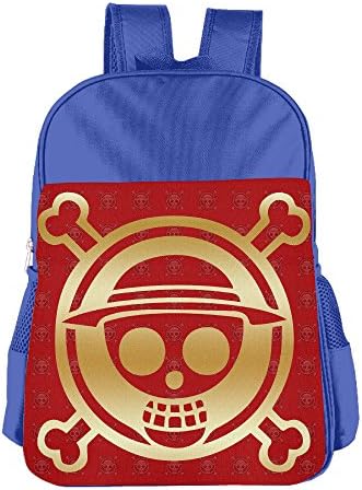 One Piece Luffy Gold Logo School Backpack Bag