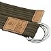 moonsix Canvas Web Belts for Men, Military Style D-ring Buckle Men's Belt, Army Green
