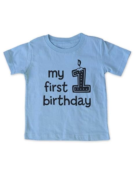 Amazon Com Cuteandfunnykids My First Birthday Baby Boy Design