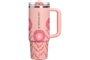 STANLEY Quencher ProTour Flipstraw Tumbler, 30 oz, Sorbet Garden | Built-In Straw & Handle | Cupholder Compatible for Travel | Leakproof Insulated Stainless Steel Cup | BPA-Free