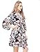 Skyfitting Women's Kimono Robe, Short Length Soft Cotton Bridesmaid Robes