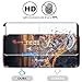 [2 Pack] Galaxy S9 Plus Tempered Glass Screen Protector, Anti-Fingerprint, no Bubble, 9H Hardness, Samsung Galaxy S9+ Plus HD Screen Protector (Black)