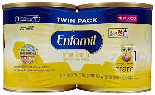 Enfamil infant baby formula - powder - 27 oz - 4 pk